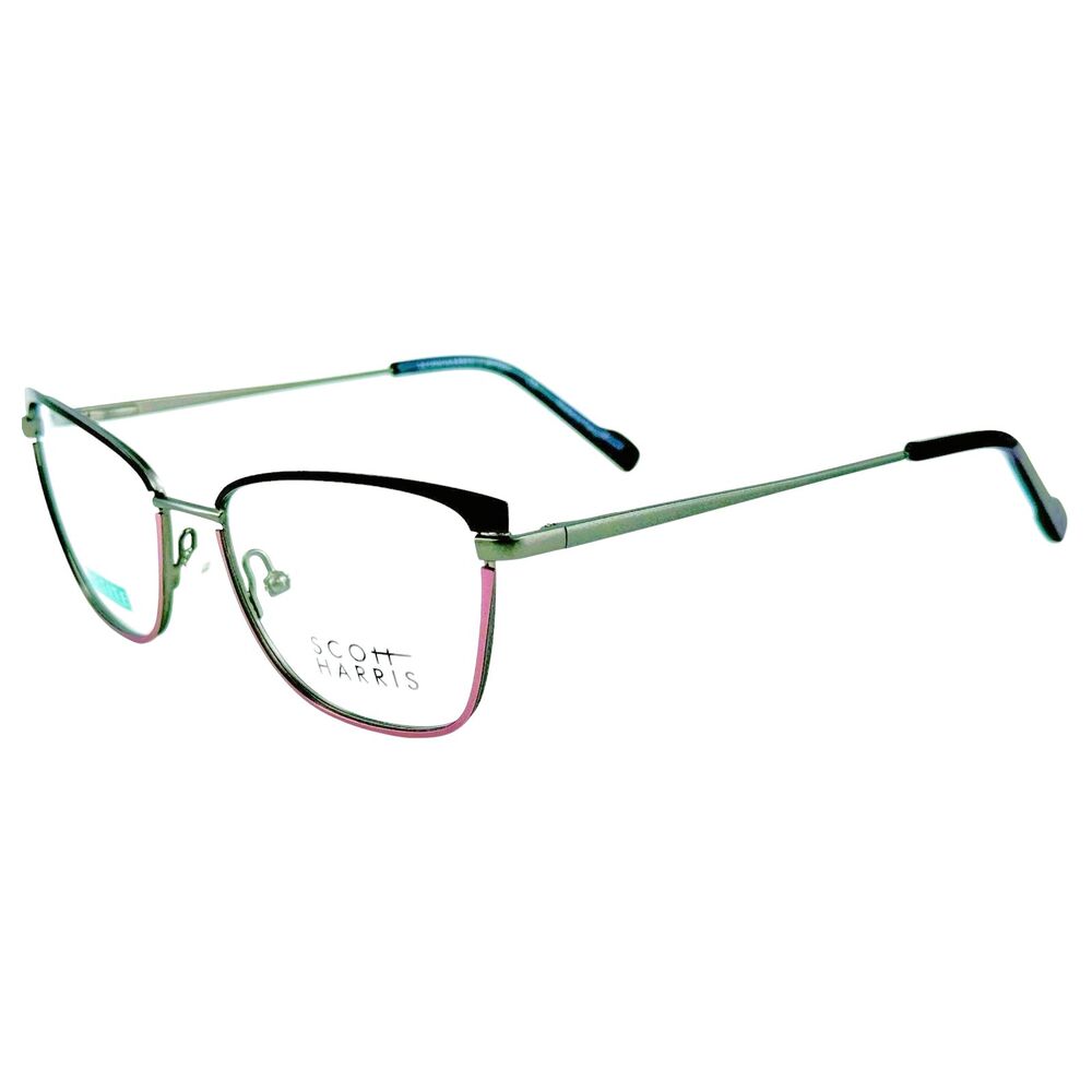 Scott Harris SH800 Womens Metal Eyeglass Frame C1 Plum Lilac 49-16 W Case